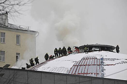 Бастрыкин запросил доклад по факту пожара в московском Театре Сатиры