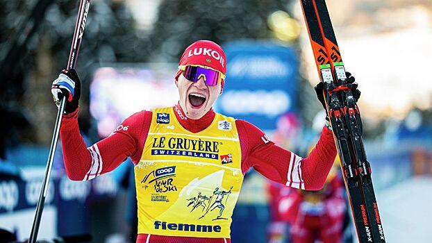 Большунов одержал 15‑ю подряд победу на Кубке России, финишировав первым в скиатлоне
