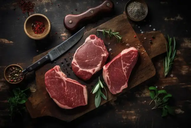 Диетолог Гинзбург назвал красное мясо самым вредным в жареном виде продуктом0