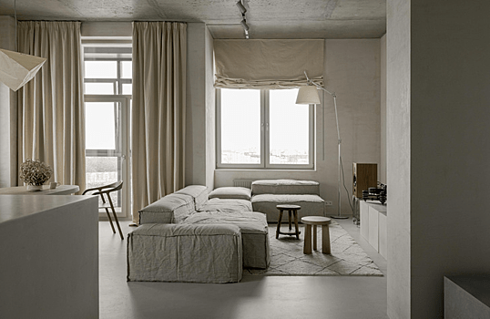 Дизайнер из Минска представил аскетичную квартиру в светлых тонах