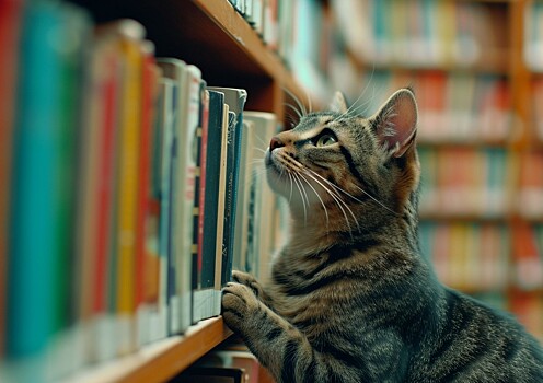 Из московской библиотеки «уволили» кота после жалобы посетителя