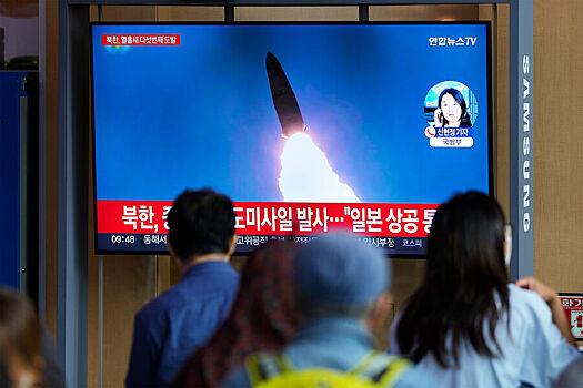 КНДР впервые в 2024 году запустила баллистическую ракету