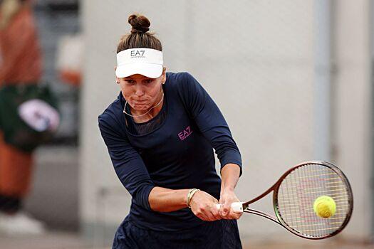 Кудерметова проиграла в матче первого круга Australian Open