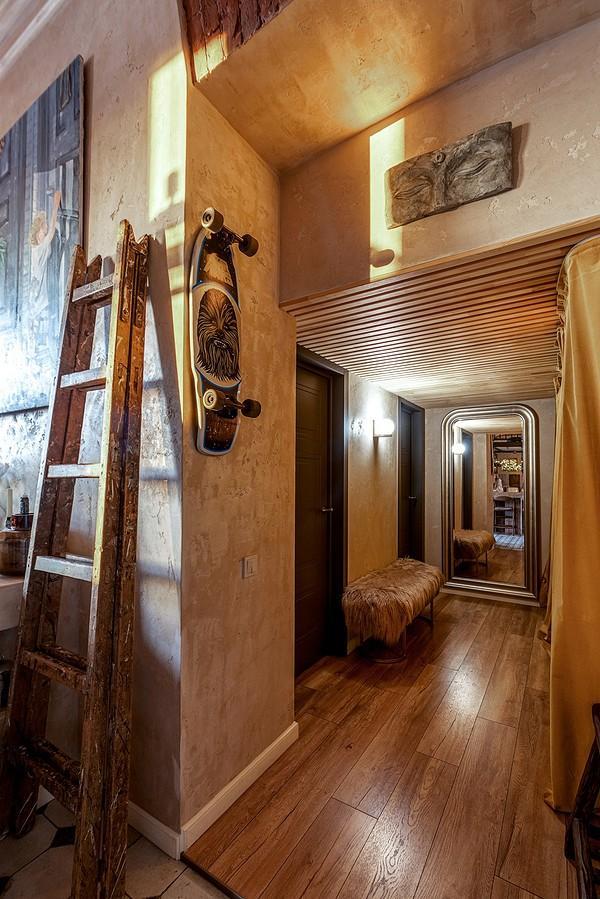 Квартира дизайнера в бывших казармах 1852 года в Санкт-Петербурге: потрясающий интерьер, винтаж, этника3