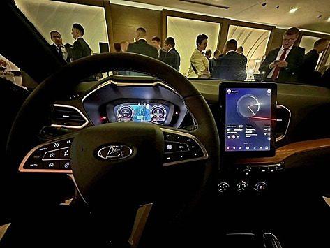 Lada Vesta NG с цифровым планшетом выйдет в конце 2023 года