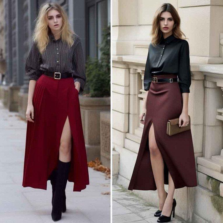 Новый сезон — новый стиль: модные юбки на осень-зиму 2023-2024 года