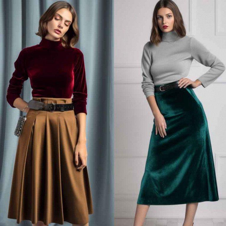 Модные юбки на осень-зиму 2023-2024 года7
