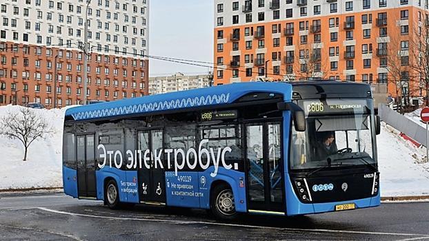 На маршрут в ЮАО Москвы вышли новые электробусы