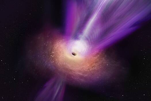 Обнаружены кормящиеся звездами черные дыры
