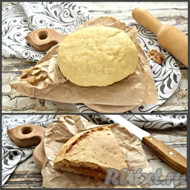 Песочное тесто на сметане для пирога0