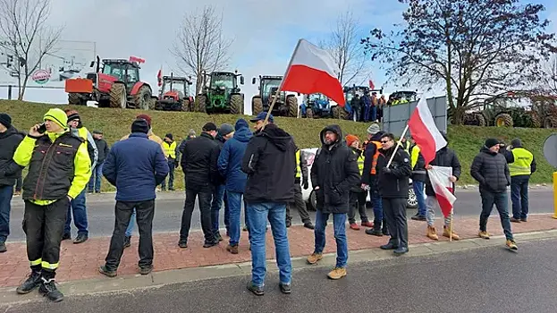 Польские фермеры вышли на митинг из-за наплыва украинских товаров