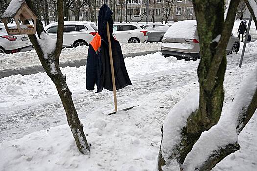 Расчищать снег в Москве отправили иностранных студенток