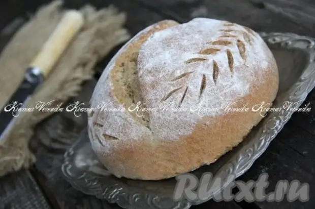 Ржаной хлеб на пиве в духовке1