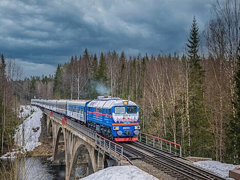 РЖД запустят два круговых поезда из Москвы через Мурманск и Петрозаводск