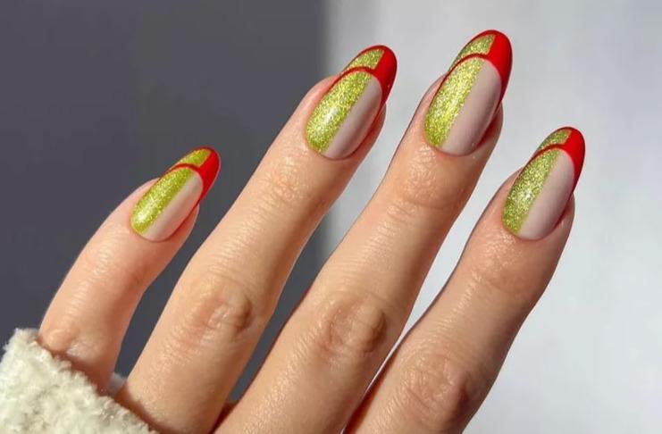 С таким маникюром вас запомнят: 16 идей красно-зеленых ногтей для новогоднего настроения0