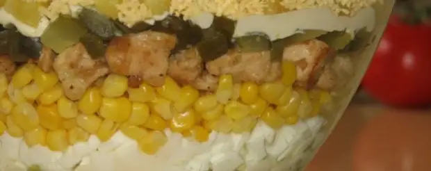 Салат с курицей и грибами пошаговый рецепт с видео и фото – Русская кухня: Салаты