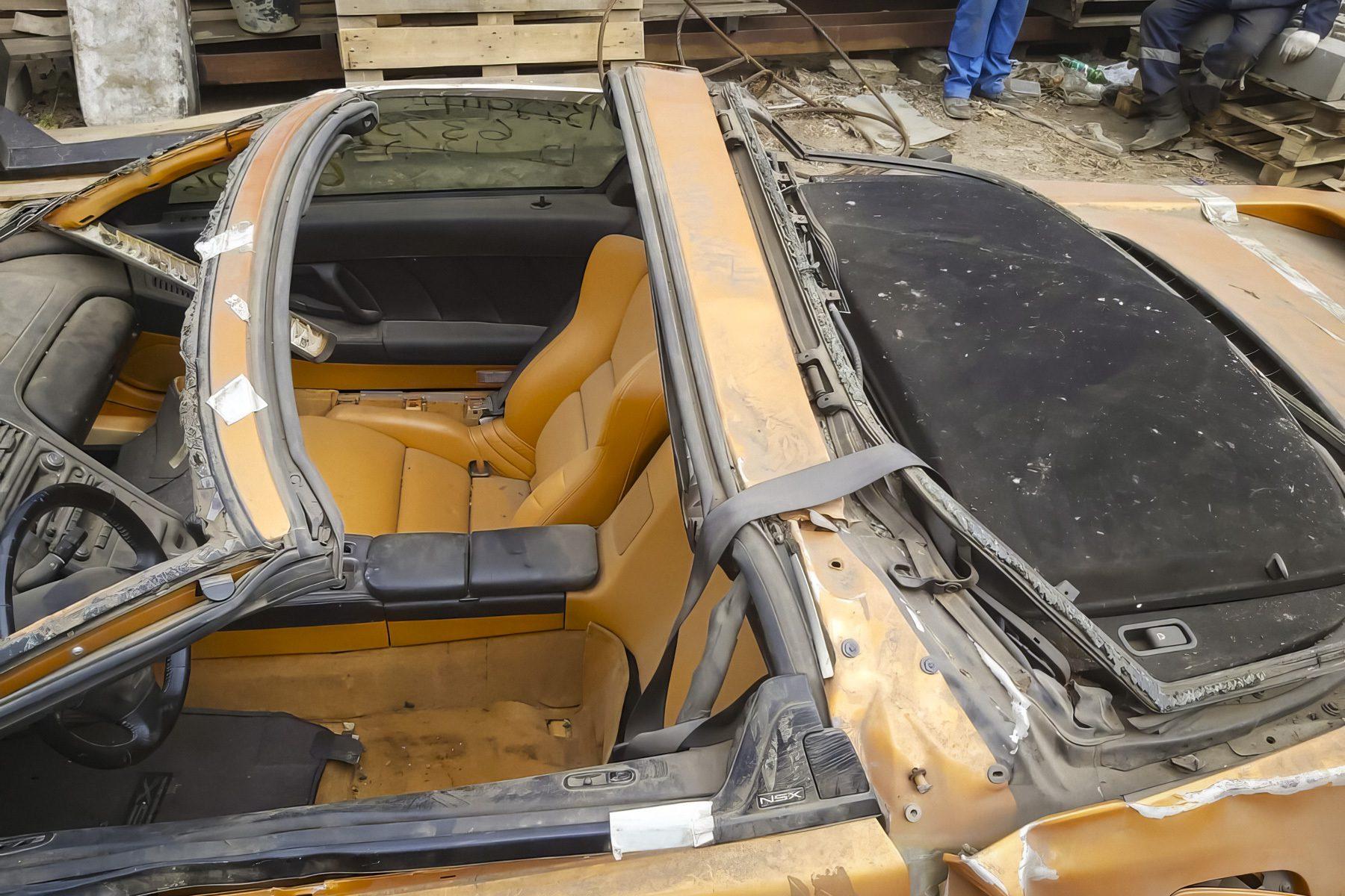 Уничтоженную Acura NSX продают в Подмосковье за 2 миллиона рублей2