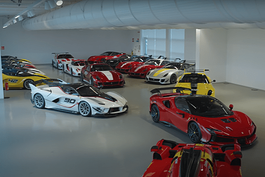 Ferrari собрала под одной крышей все уникальные модели XX. Видео