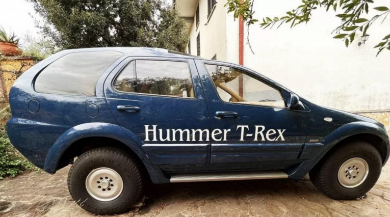 В Италии продают очень редкий Hummer H1 T-Rex с причудливым дизайном1