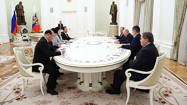 В Кремле рассказали, о чем Путин говорил с главой МИД КНДР