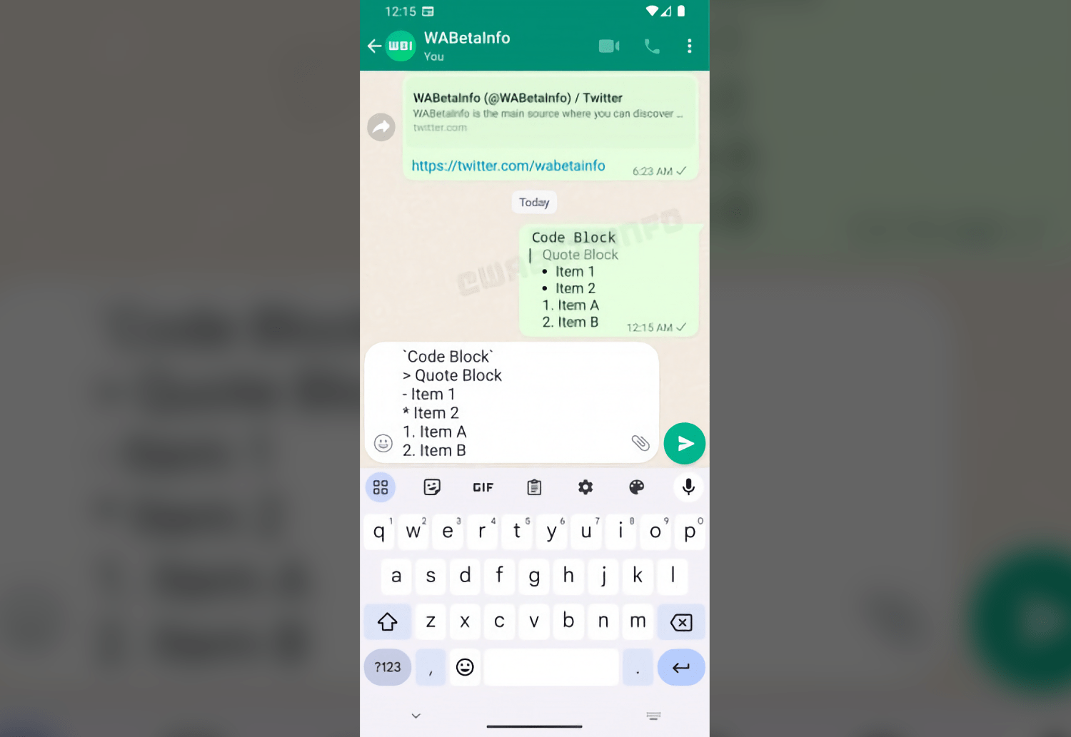 В WhatsApp появится форматирование текста1