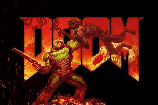 Заставку DOOM запустили на кишечной палочке