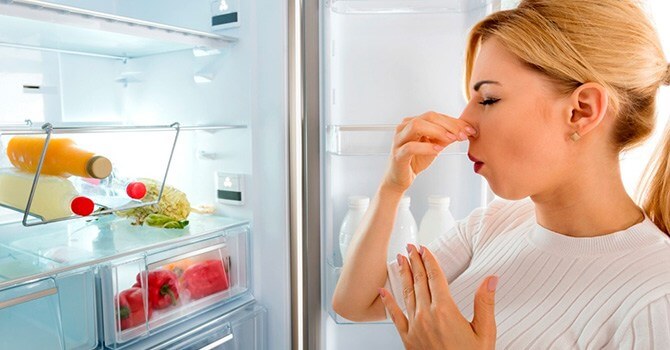 Как избавиться от запаха в холодильнике быстро