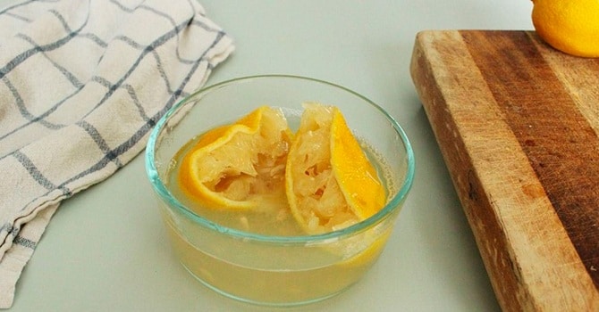 Лимонная кислота отлично очищает поверхности