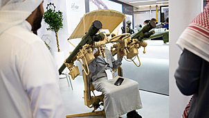 Опорно-пусковая установка «Джигит» с системой целеуказания и ночным прицелом представлена на 2-й Всемирной оборонной выставке World Defense Show в Эр-Рияде