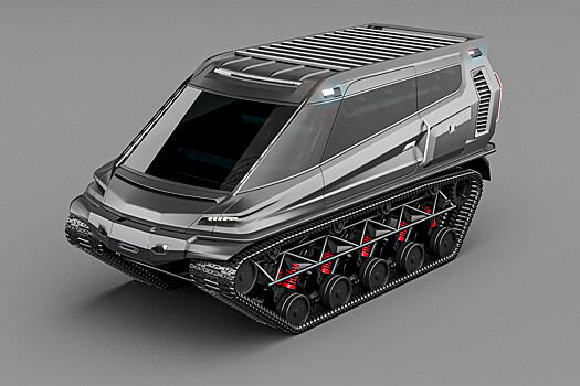 Автобренд Visuva показал дизайн-проект нового гусеничного вездехода Tank