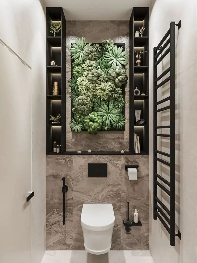 Чем украсить стену в ванной: 10 актуальных вариантов декора13
