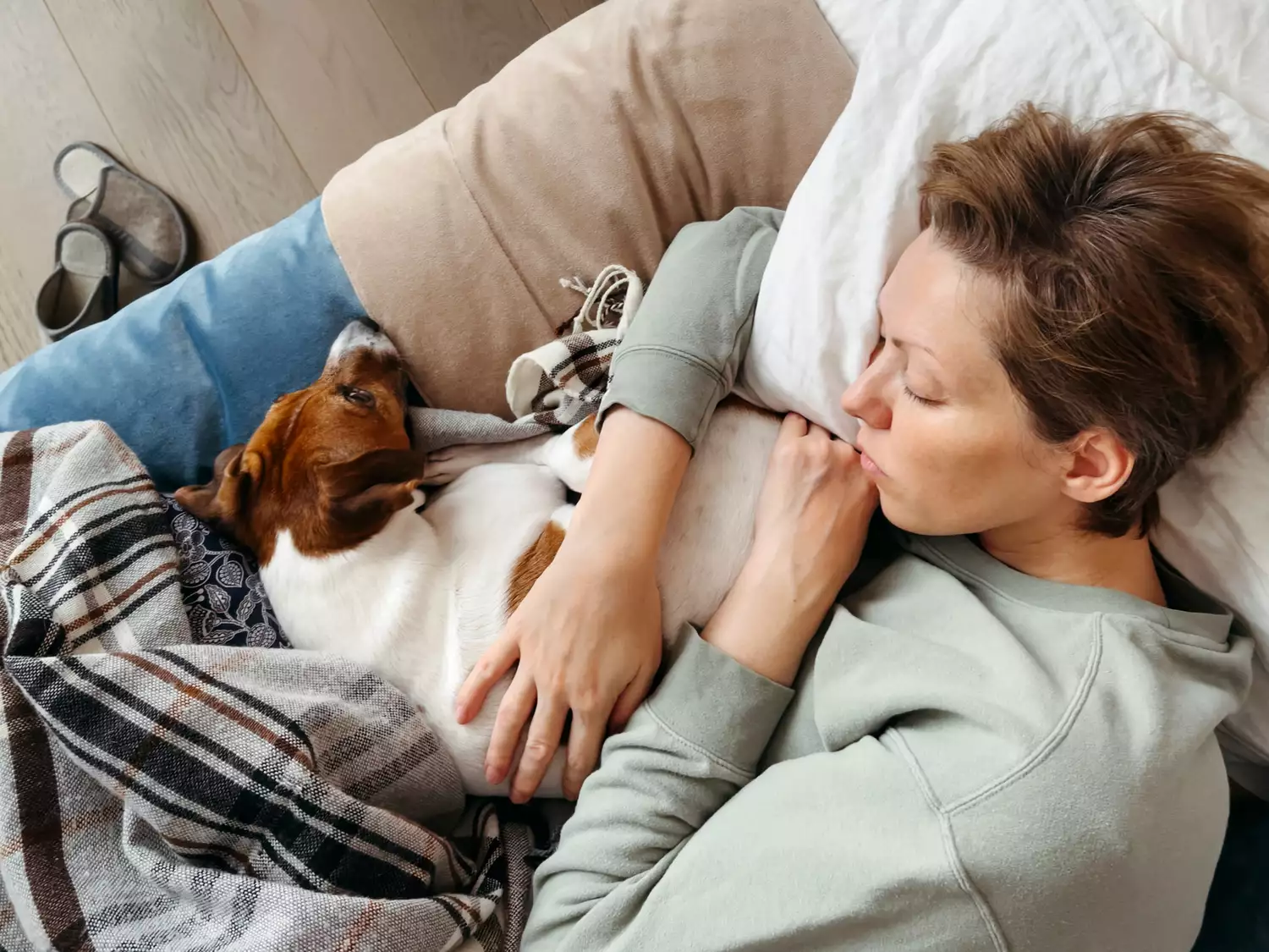 Эксперты рассказали, можно ли позволять домашним животным спать рядом с людьми1