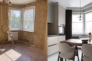 Эту квартиру теперь не узнать! Из «бабушкиного» ремонта — в современный интерьер. Двушка 53 кв. м (фото до и после)0