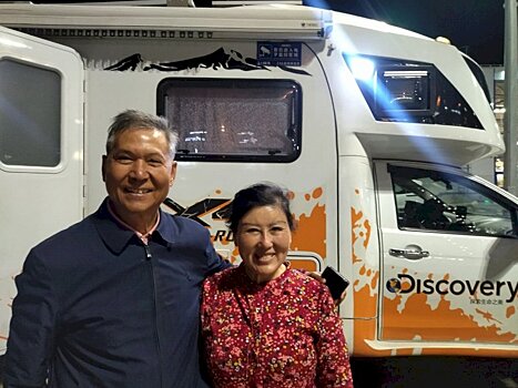 Китайские туристы на автодоме добрались до Оренбурга
