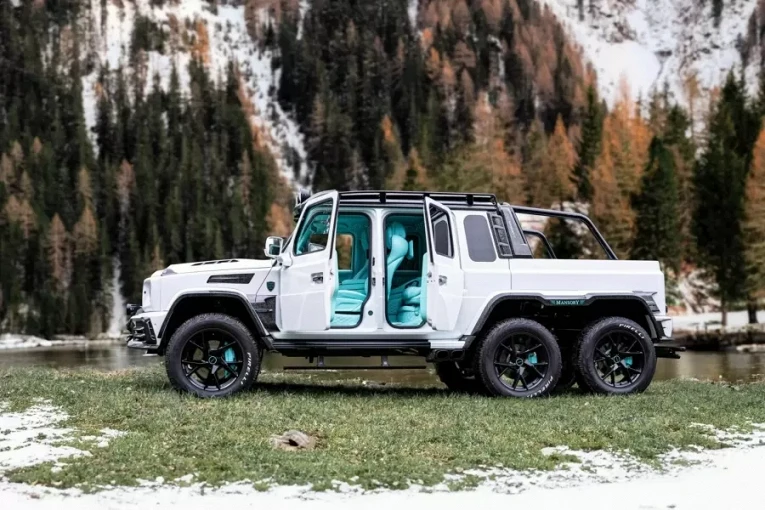 Mansory Gronos 6x6 — гигантский и очень дорогой пикап с шикарным салоном2