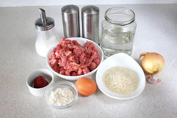 Мясные ежики с рисом: рецепт классический1