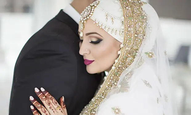 Ослепительно красивые невесты в хиджабах0