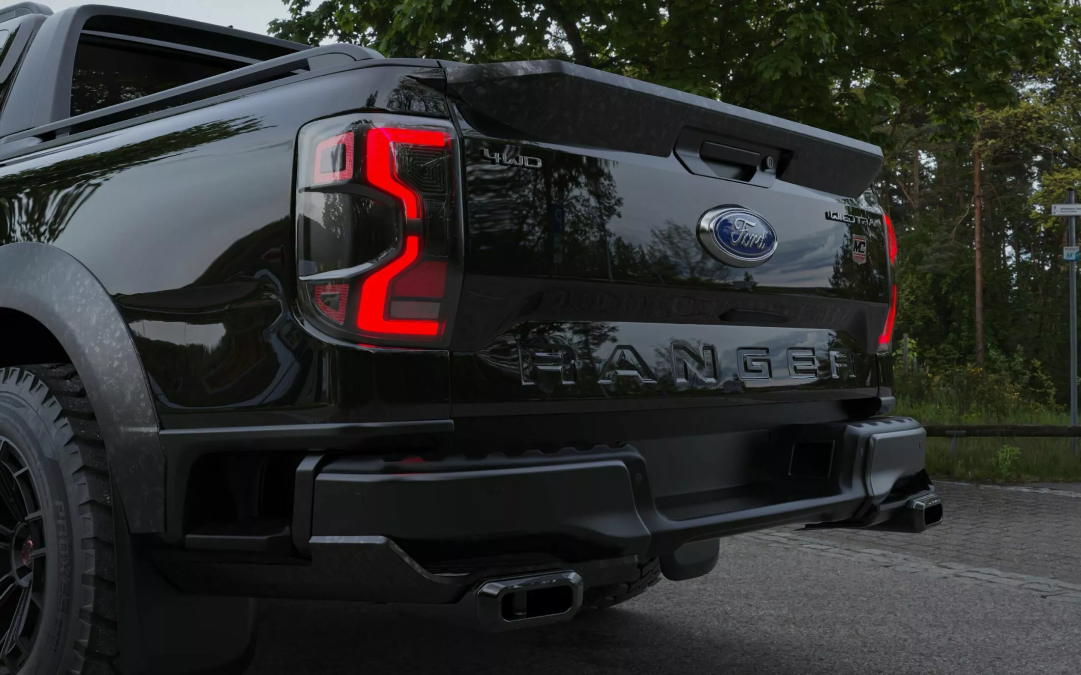 Пикап Ford Ranger получил эффектный обвес из кованого углеволокна3