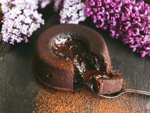 Приготовьте идеальный десерт к 14 февраля — декадентский, горячий, шоколадный.5