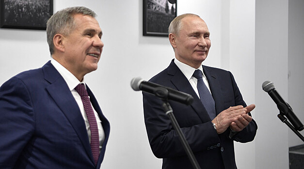 Путин встретился с главой Татарстана