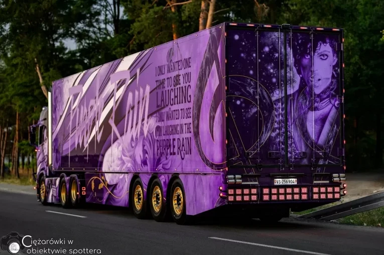 Самый фиолетовый грузовик Scania в мире: крутой проект из Нидерландов1