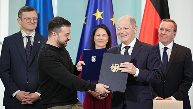 Шольц и Зеленский подписали соглашение о гарантиях безопасности