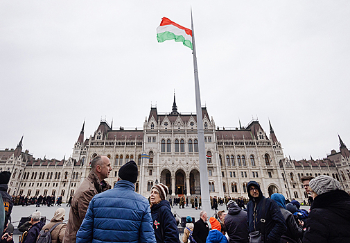 Около тысячи человек вышли на протест в Будапеште