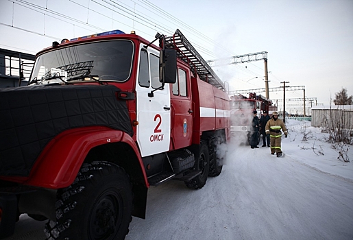 В Омской области масштабный пожар на территории женского монастыря