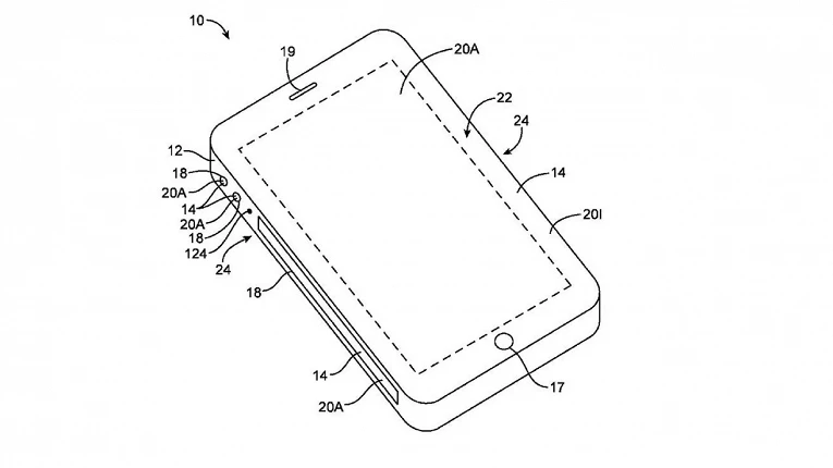 Apple запатентовала сенсорную панель для боковых сторон iPhone и iPad1