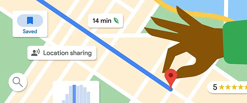 В Google Картах появятся обозначения входа и выхода у зданий