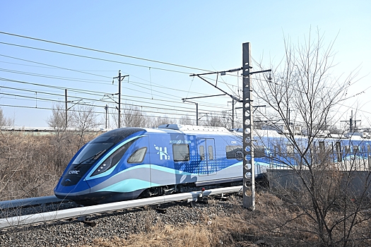 Китай провел испытания поезда на водороде