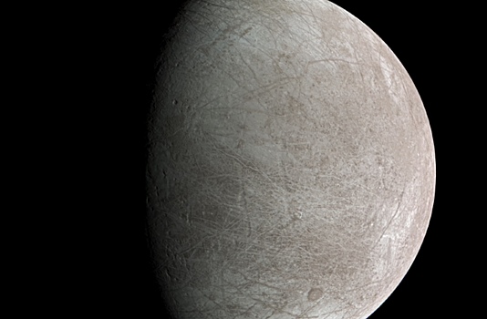 Лед на спутнике Юпитера толще 20 километров