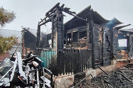 В Волгоградской области на пожаре погибли дети