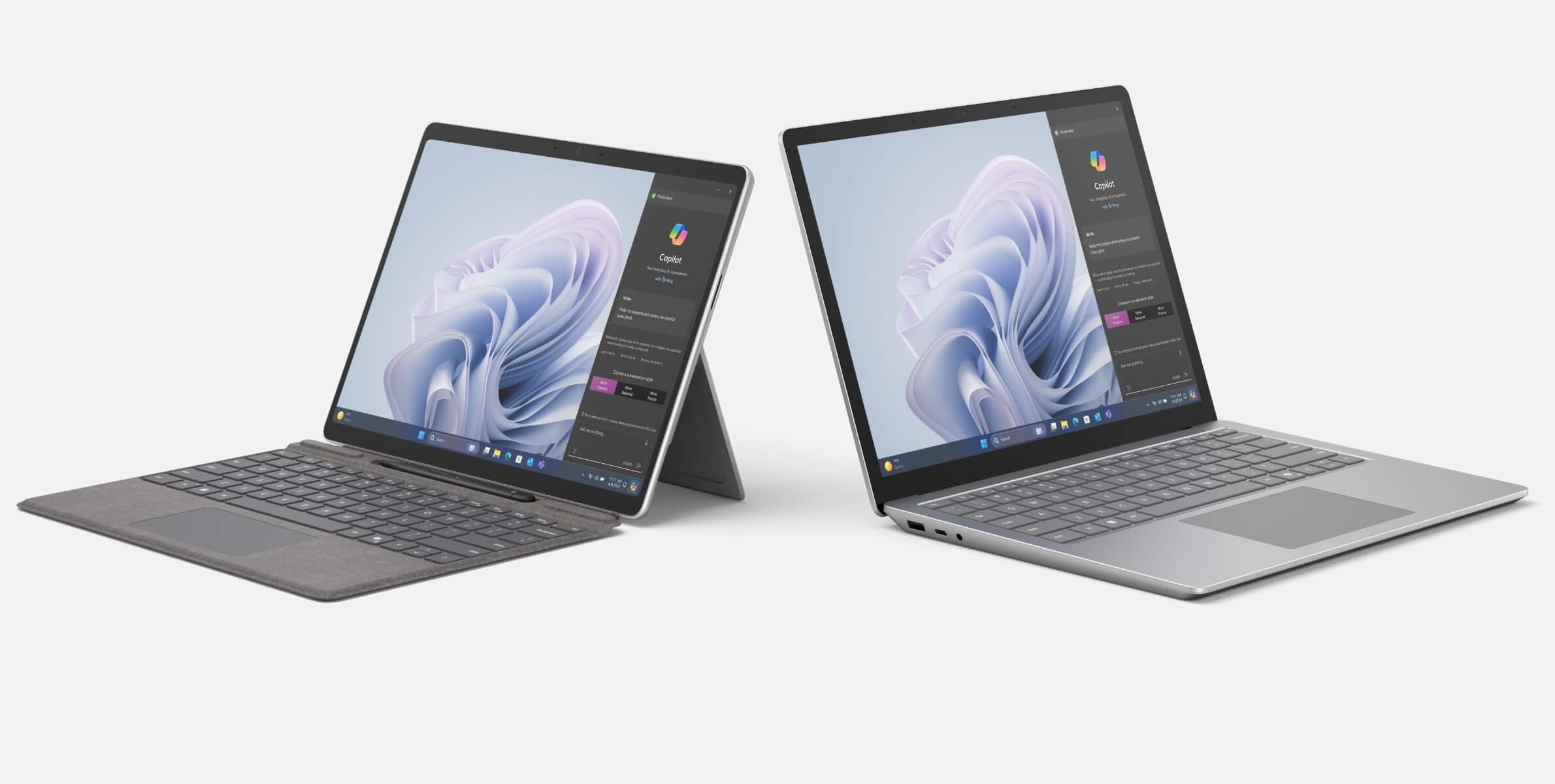 Surface Pro 10 and Surface Laptop 6